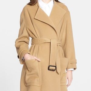 ‘Heronsby’ Burberry Wool & Cashmere Wrap Coat